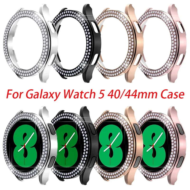 غطاء ماسي لسامسونج جالاكسي 5 ، 40 إكسسوارات حامية حافظة ، 40 ، 44 ، هيكل واقي لساعة سامسونج جالاكسي