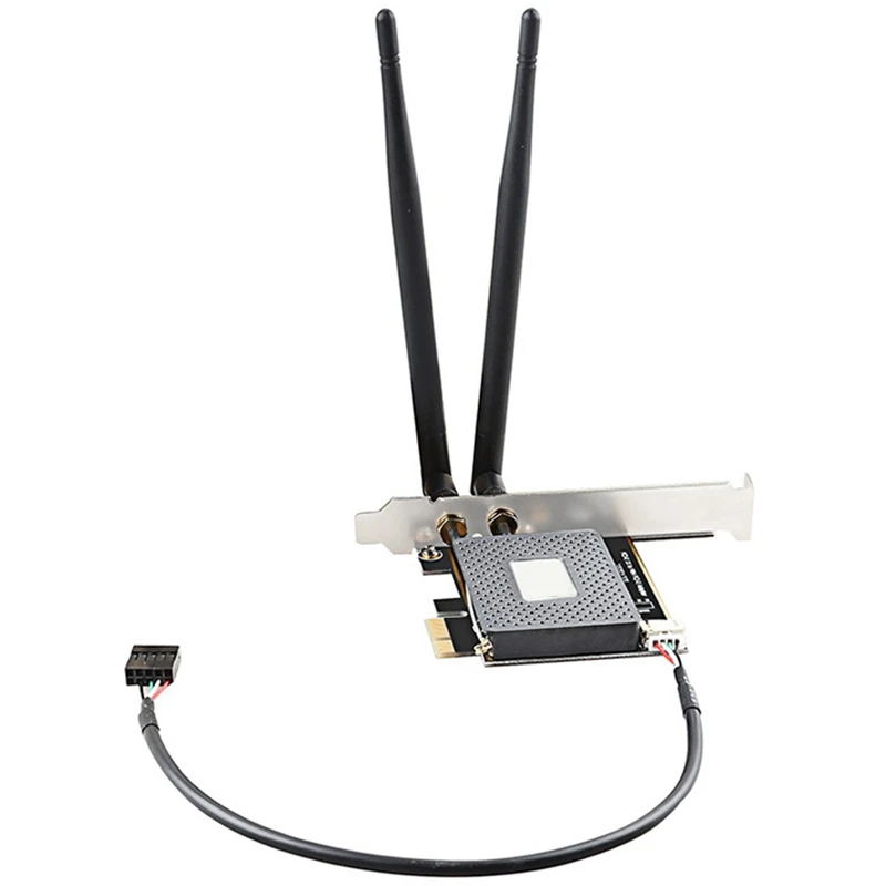 MINI PCIE Adapter Wifi pci-e X1 bezprzewodowy konwerter Adapter sieciowy wi-fi karta wsparcie Bluetooth dla PC