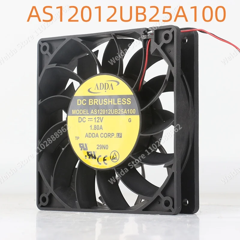 

AS12012UB25A100 ADDA 12V 1.80A AC EC 12025 120X120X25MM 12CM inverter Large air volume violent cooling fan