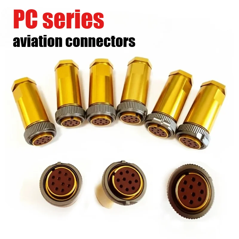 Compatible with PC/PYO4 Russian Standard Circular Connector PC4ZB/7P/10P/19P/32P/50 Pins Flange Female Plug Male Socket Adapter