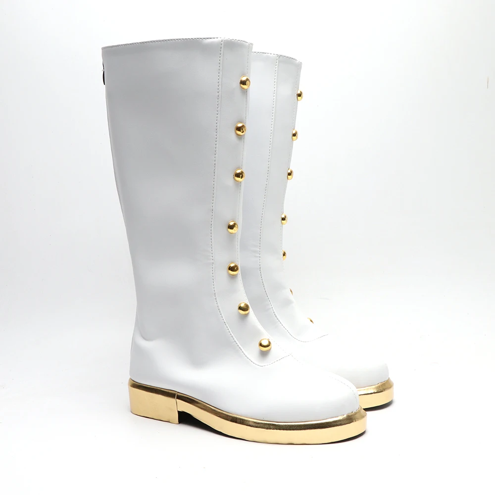 Game Ensemble Sterren Tori Himemiya Cosplay Kostuum Schoenen Laarzen Fine Team Uniform Schoenen Man Vrouw Wit