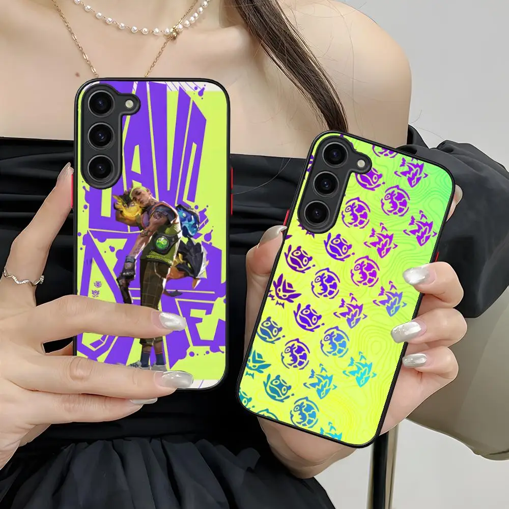 

Valorant Gekko Mobile Cell Phone Case for Samsung Galaxy S25 S24 S23 S22 S21 Plus FE Ultra Colour Silicone Protective Luxury