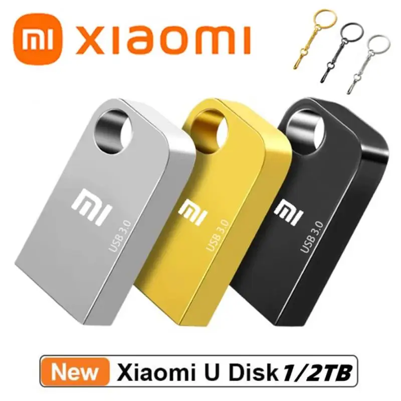 XIAOMI-unidad Flash USB 3,1, PenDrive de 2TB de alta velocidad, 1TB de Metal, resistente al agua, tipo C, para dispositivos de almacenamiento de ordenador