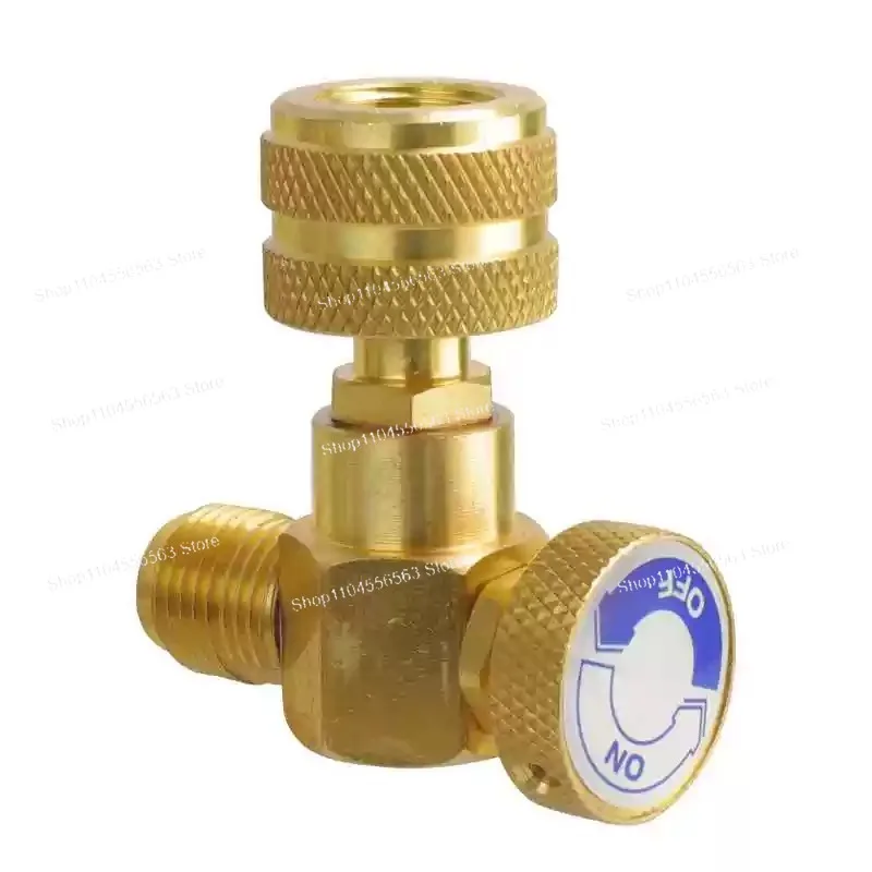 

90 ° Предохранительный клапан хладагента для кондиционирования воздуха — инструмент для адаптера фторидной жидкости R32/R410A