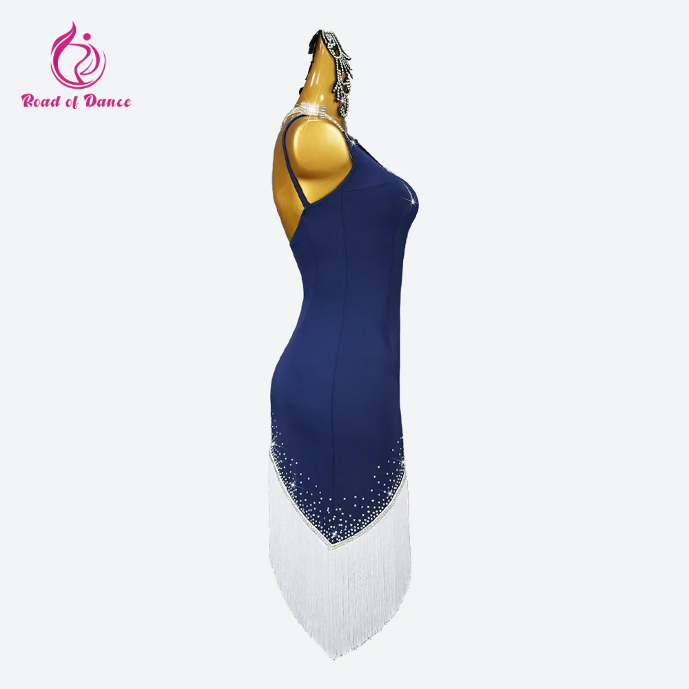 Strój do tańca latynoamerykańskiego dla kobiet, nowy kostium do samby, sukienka wieczorowa na imprezy, garnitur na imprezy balowe, elegancka spódnica sceniczna dla dziewczyn, odzież taneczna, 2025