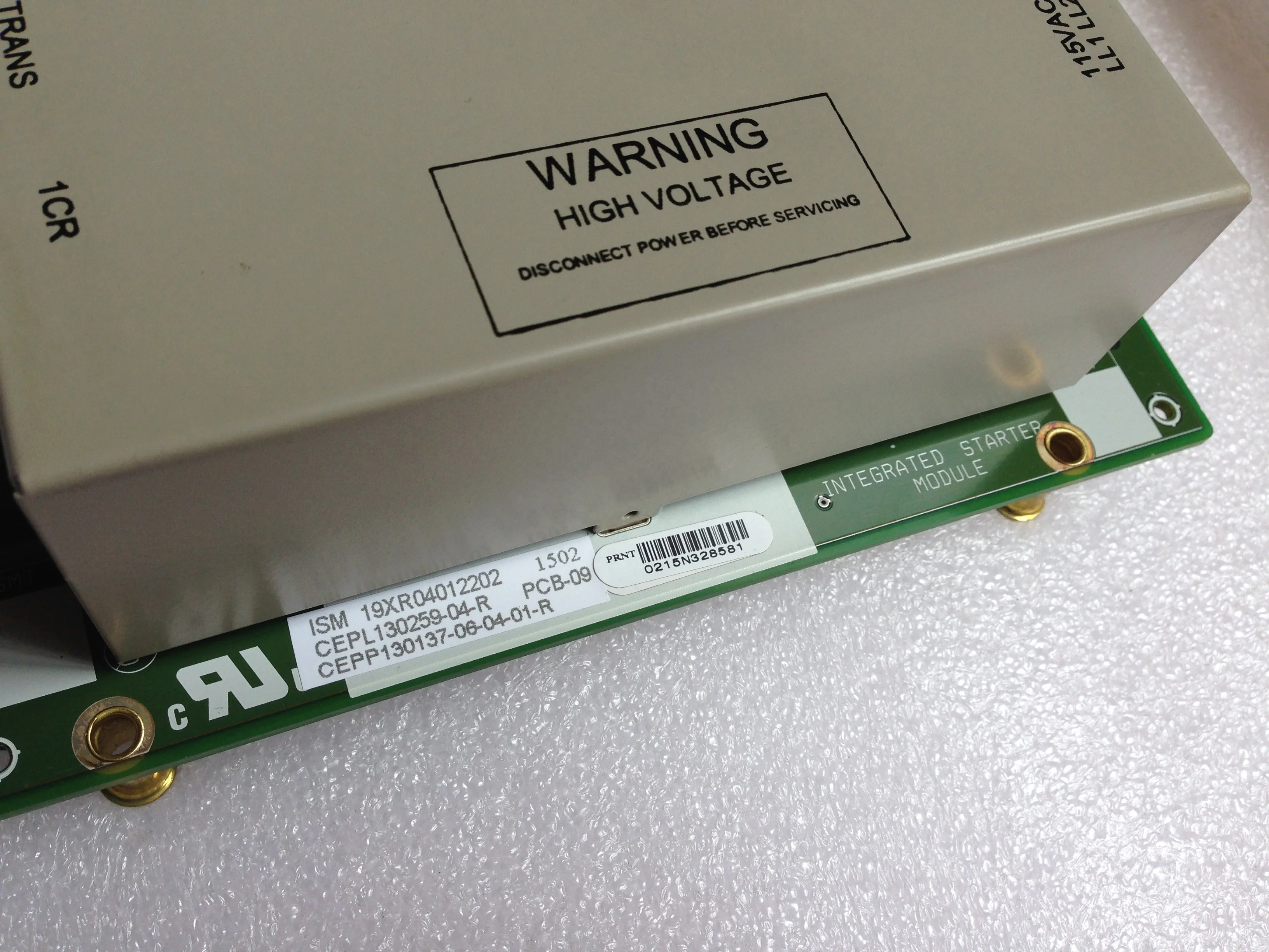 Chiller Refrigeration Spare Parts Integrated Starter Module 19XR04012202 Carrier ISM Board