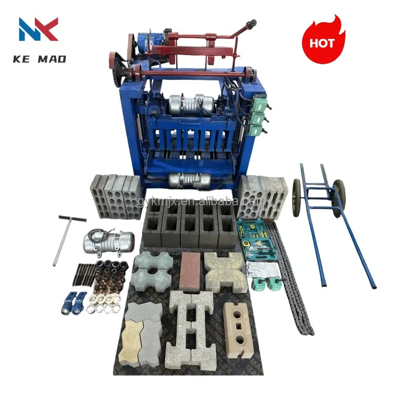

Long Service Life Concrete Hollow Block Brick Machine Multiple Specifications Cement Interlocking Paving Brick Making Machine
