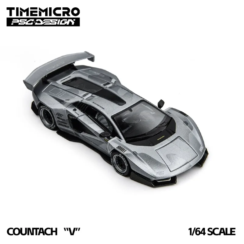 PSC&TM1:64 Lamborghini Cantash V Gallardo Skybrake fighter jet die-casting alloy car model collection souvenir desktop ornament.