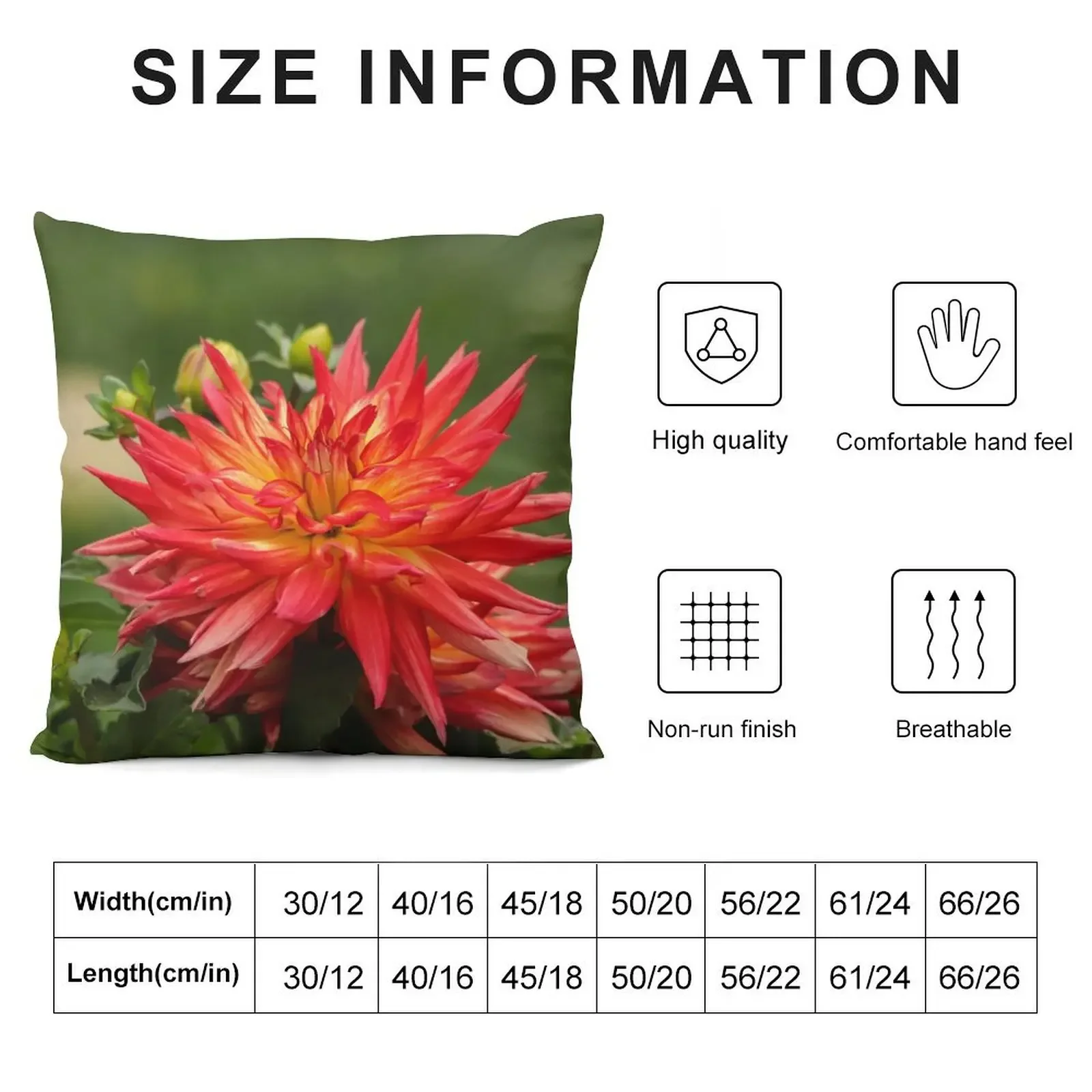 Magnificent Dahlia Throw Pillow Sofas Covers Decorative pillowcase Cushions pillow