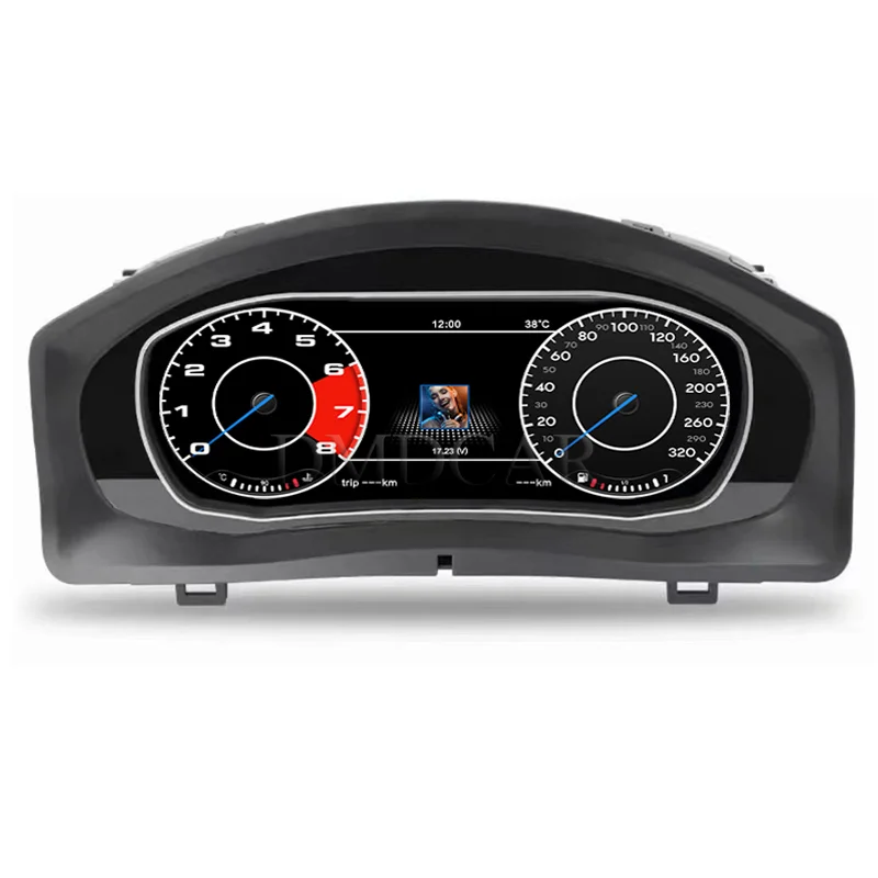 NEW Digital Dashboard Panel Virtual Instrument Cluster CockPit LCD Speedometer for Volkswagen VW Tiguan 2009-2017 Full LCD