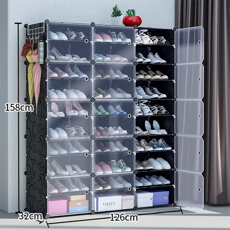 Hallway Shoe Cabinet Racks Organizers Storage Bedroom Closets Mobile Box Display Shoe Shelf Cupboard Sapateira Hall Furniture