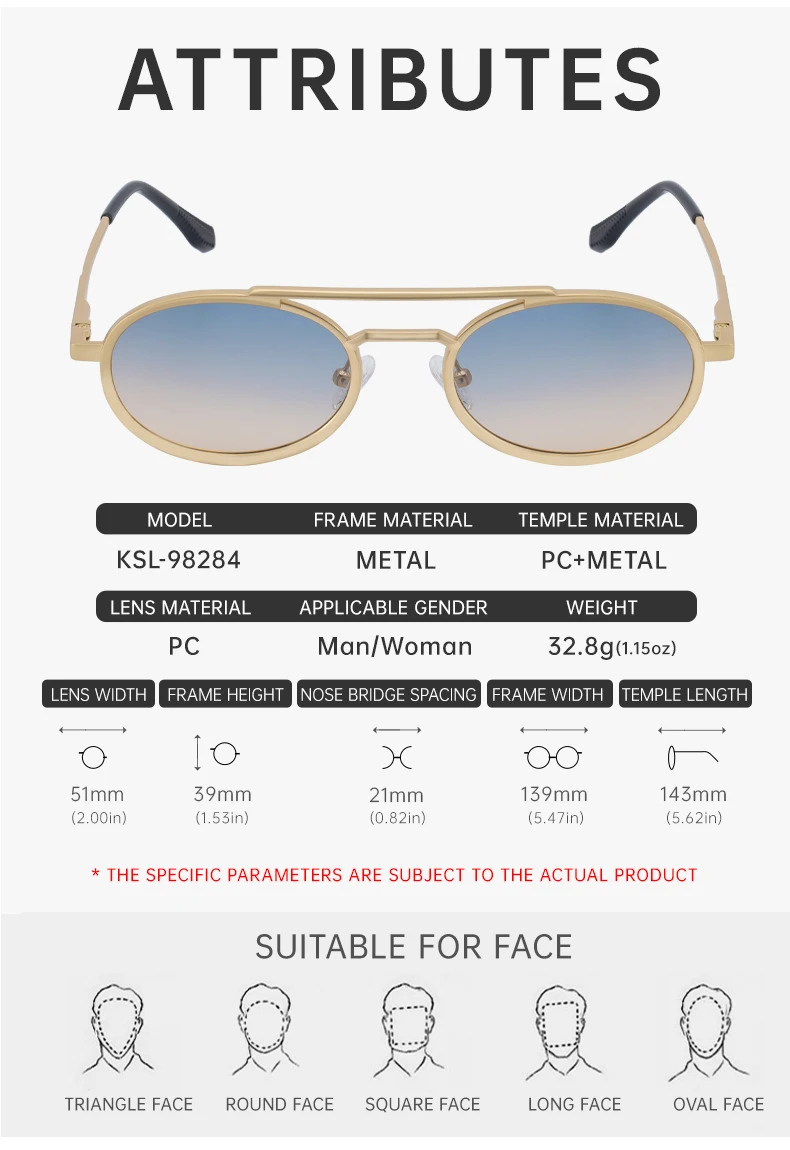 Ovale Steampunk-Sonnenbrille mit kleinem Rahmen für Damen, 2026, luxuriöse Vintage-Rundsonnenbrille für Damen, Doppelstrahl-Brille für Damen – Detail 13