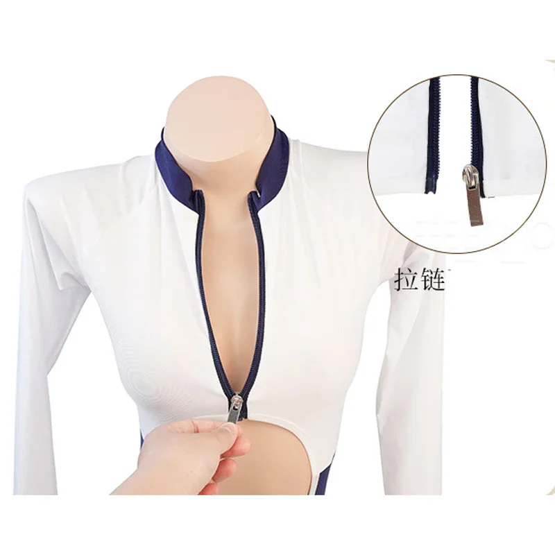 Uniforme de animadora para bebé, ropa de temperamento para mujer, mono de entrepierna abierta, traje de baño, disfraces de lencería erótica, nuevo