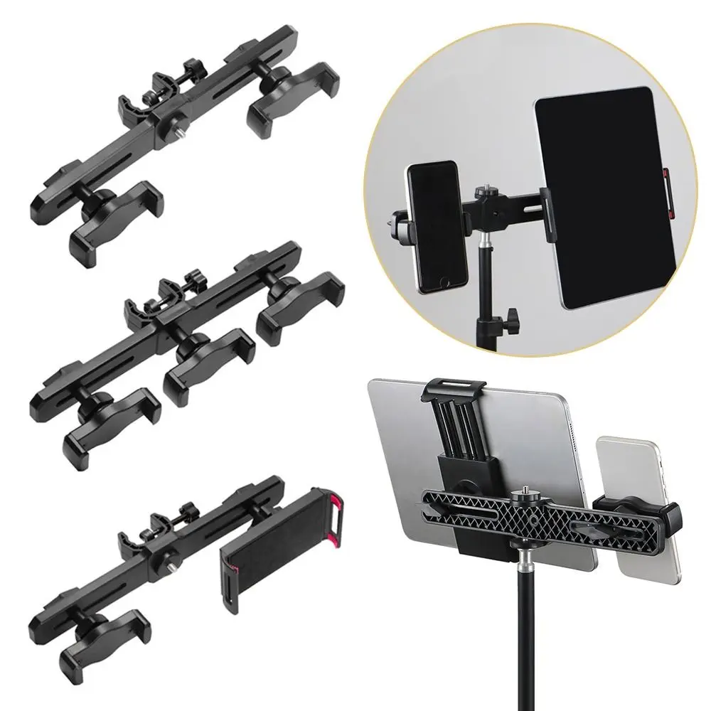 Handyhalterung mit mehreren Winkeln, 360° °   Rotation Dual Crossbar Videoaufzeichnungsständer Stabiles mobiles Fotografie-Stativ