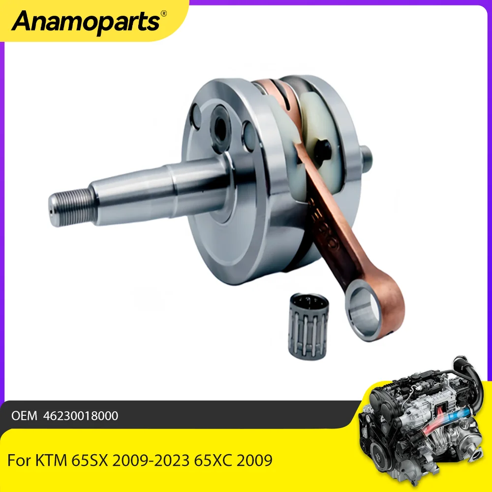 Moto Parts Performance Crankshaft Assembly Connecting Rod Shaft Bearing For KTM 65SX 2009-2023 65XC 2009 46230018000