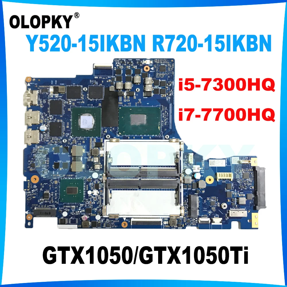 

DY512 NM-B191 для Lenovo Legion Y520-15IKBN R720-15IKBN материнская плата для ноутбука i5-7300 i7-7700 GTX1050/GTX1050Ti 4 ГБ графический процессор DDR4 протестировано