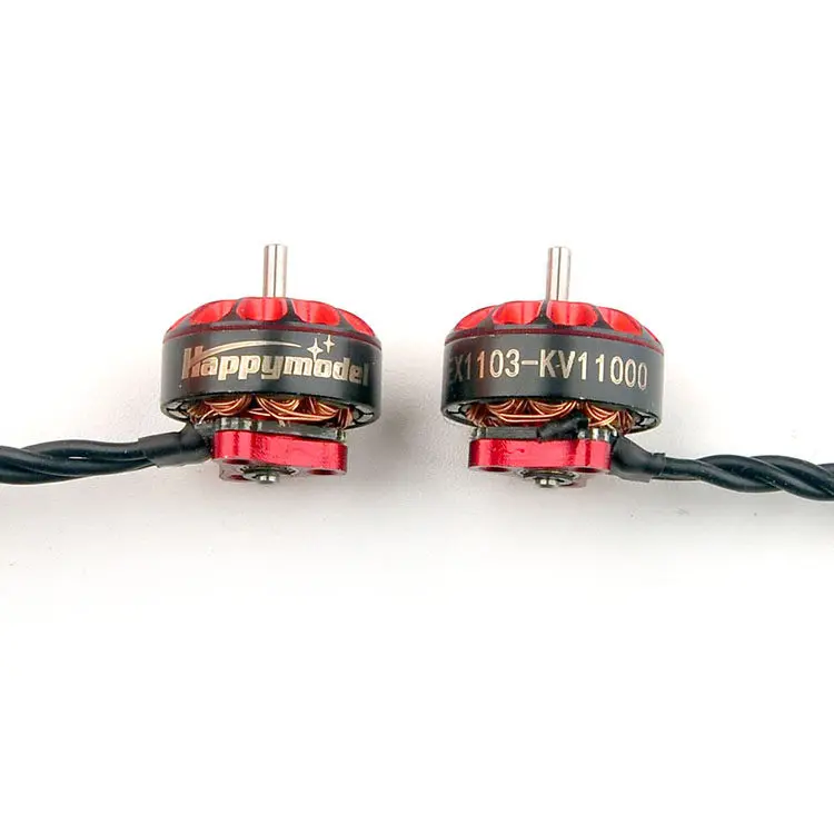 4 STKS HappyModel EX1103S 1103 7000KV 8000KV 2-4S Borstelloze Motor 1.5mm