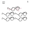 3mm-5Pcs