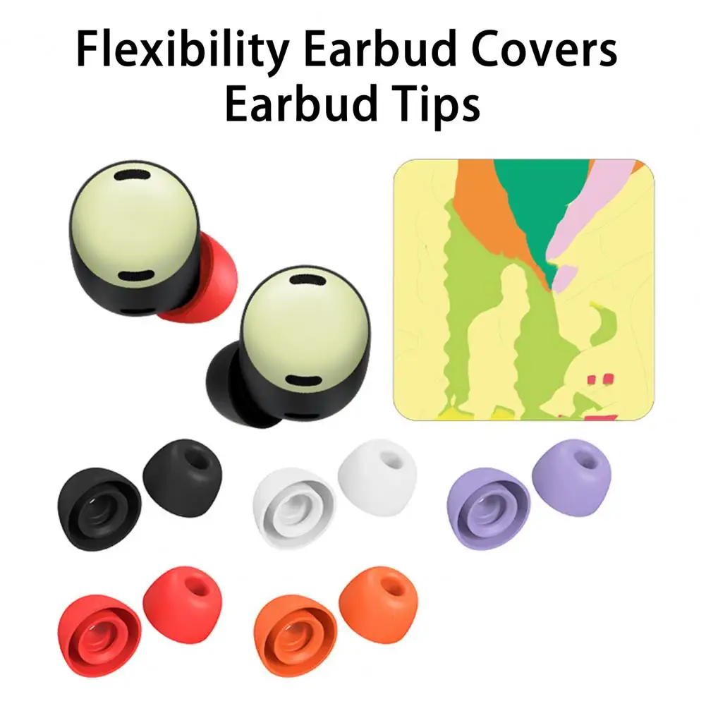 Earphone Tips Good Touch Earplug Cover Lightweight Protect Earphone  Convenient Anti-loss Earbud Covers Pads