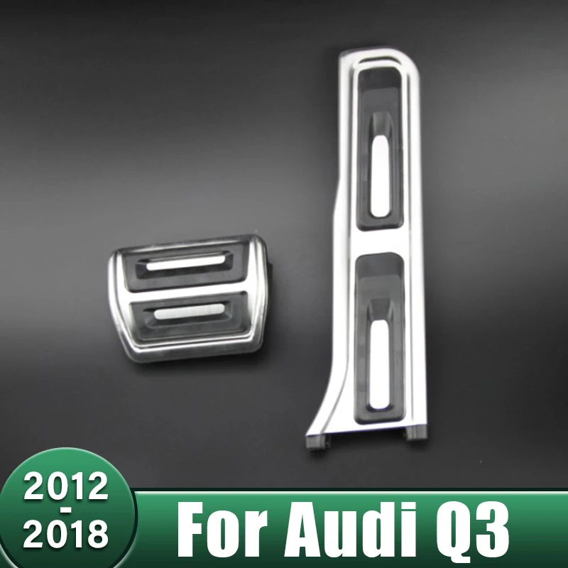 

Stainless Steel Car Brake Pedals Cover Anti-Slip Pads Accessories For Audi Q3 For Volkswagen Passat B7 Variant Touran Scirocco