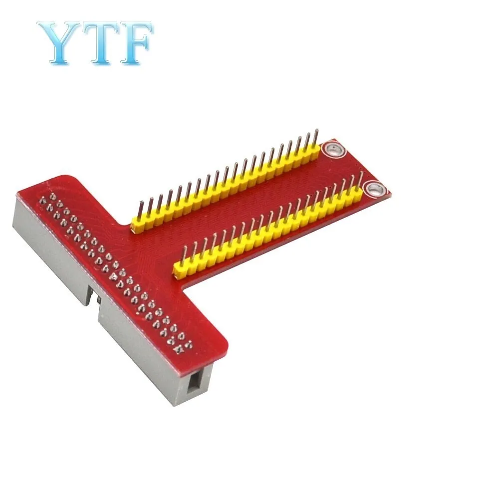 اكسسوارات T نوع GPIO لوح تمديد 40P كابل لتوت العليق Pi 3B +/4B