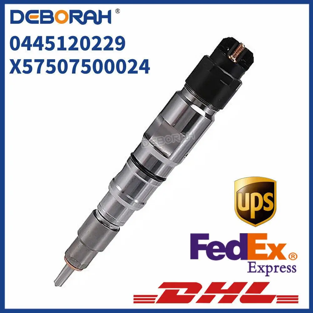 

Diesel Fuel Injectors 0445120229 Common Rail Injector Nozzle X57507500024 for MTU