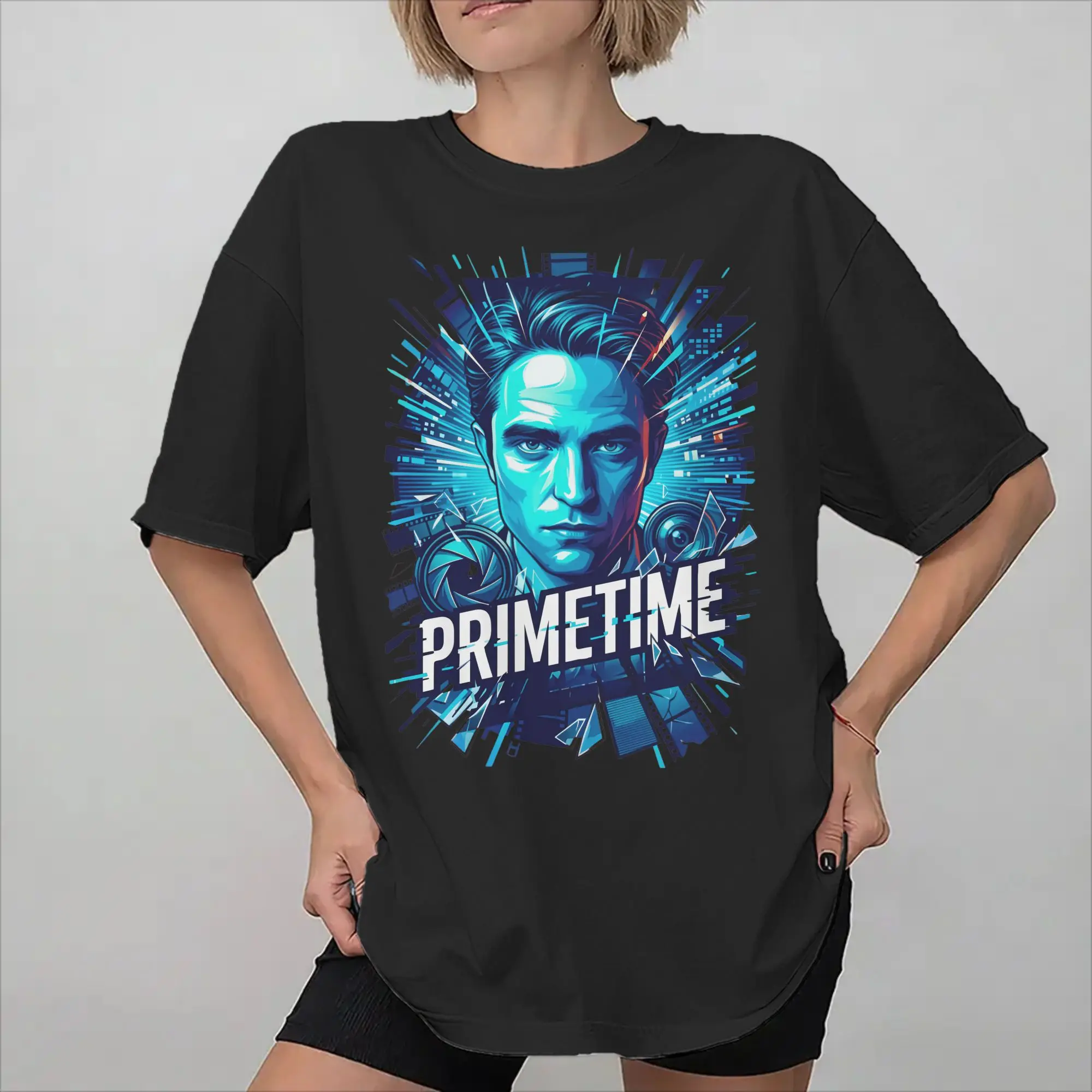 New Arrival primetime T Shirt for Men Women  Pure Cotton Tee Shirt Short Sleeve Tops