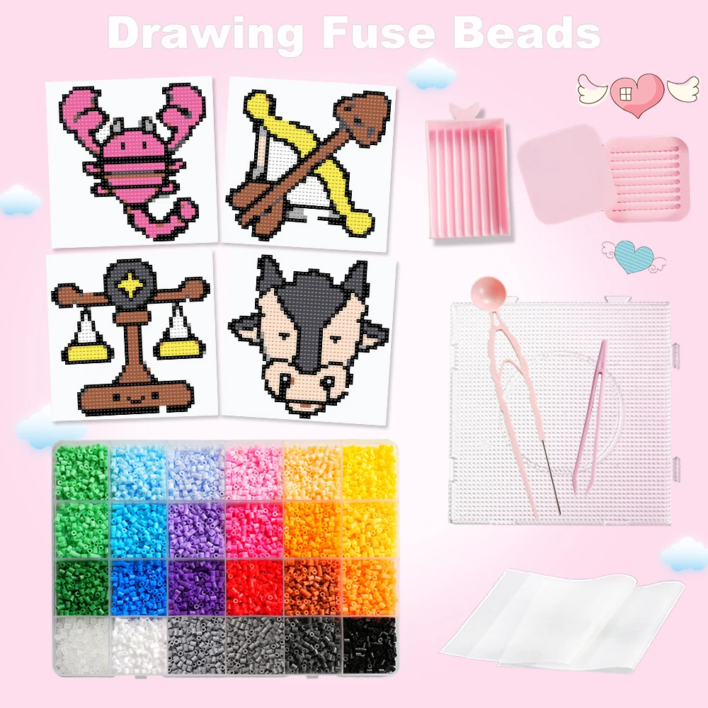 kit-de-micangas-fusiveis-mini-diy-com-padrao-de-escorpiao-multiplas-ferramentas-papel-para-engomar-e-tabua-de-cravacao-para-artesanato