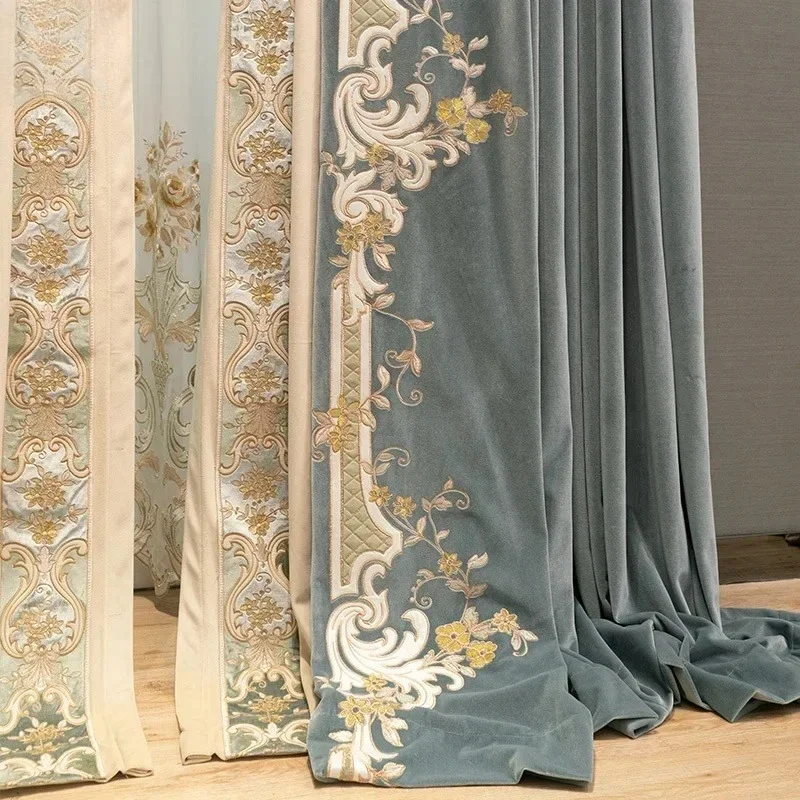 cortinas-de-terciopelo-azul-opacas-y-gruesas-con-bordado-europeo-para-sala-de-estar-dormitorio-comedor-con-encaje-de-lujo-y-tul