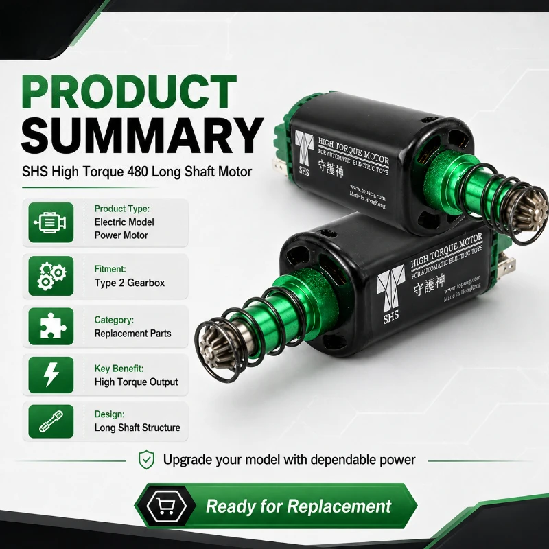 Model Kit Motor - มอเตอร์เพลายาว 480 ประสิทธิภาพสูง สำหรับงานอดิเรก ชิ้นส่วนอัพเกรดสำหรับโมเดล มอเตอร์แรงบิดสูง