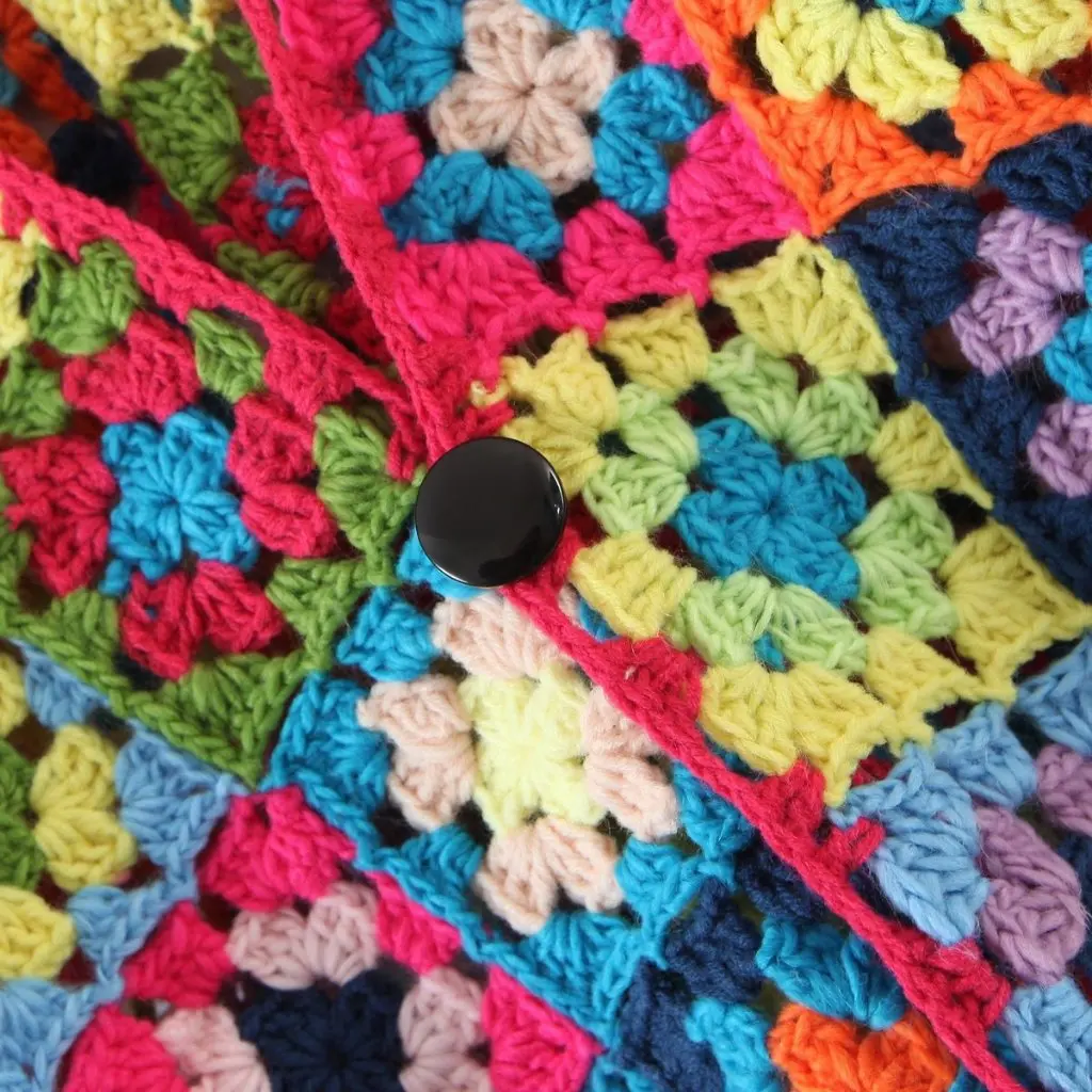 

Летний женский клетчатый вязаный свитер на одной пуговице, повседневный модный элегантный свитер для бабушки ручной работы в европейском и американском стиле