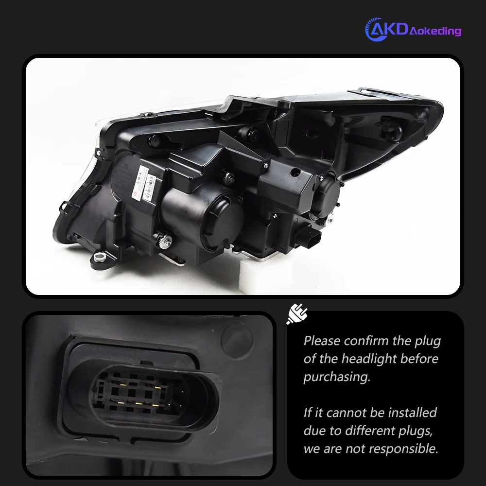 

AKD Car Styling Head Lamp for Benz Vito Headlights 2013-2019 W447 LED Headlight LED DRL Projector Lens Dynamic Auto Accessories