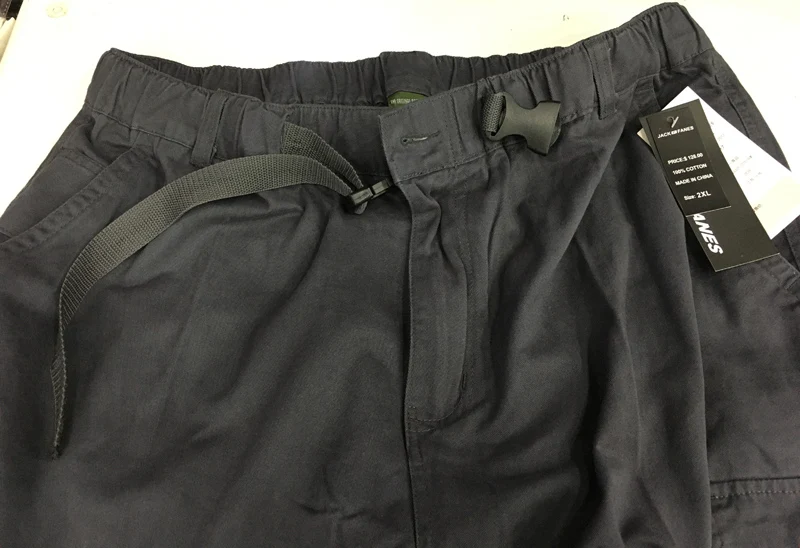 150kg Plus Size Fat Men's Work Cargo Pants Male Loose Multi-pocket Casual Straight Sports Trousers Outdoor Tactical Baggy Pants
