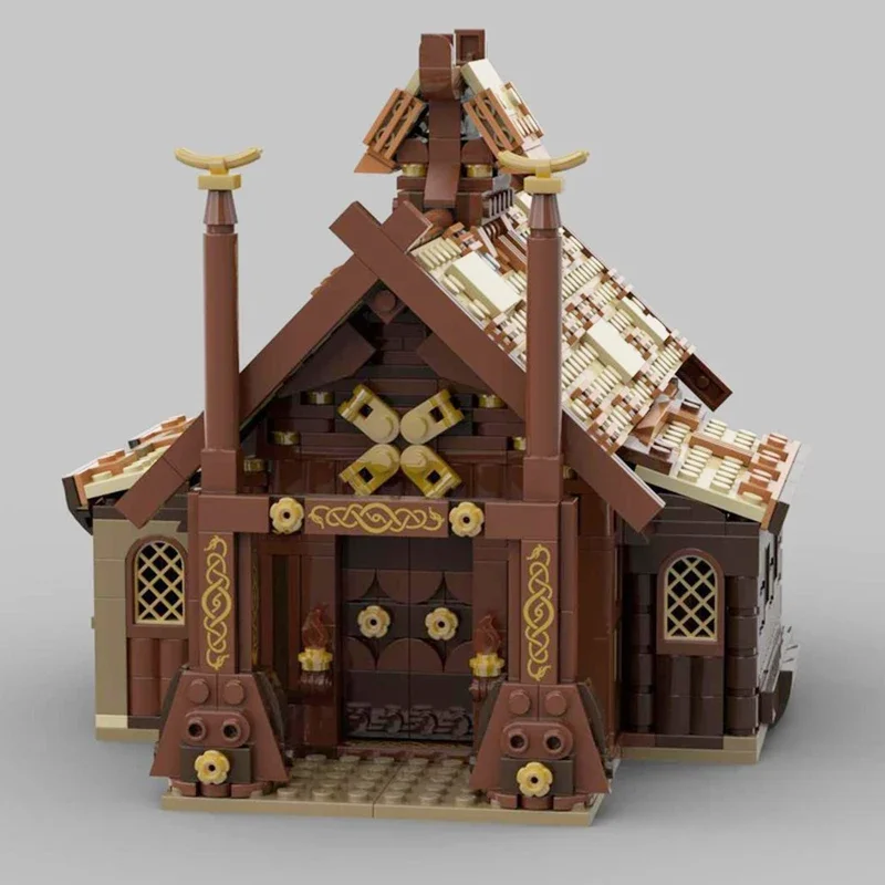 Viking Movie Model Building Bricks, Main Technology Modular Blocks, Anéis Movie Model, Brinquedos de montagem DIY, Conjuntos de presentes de Natal