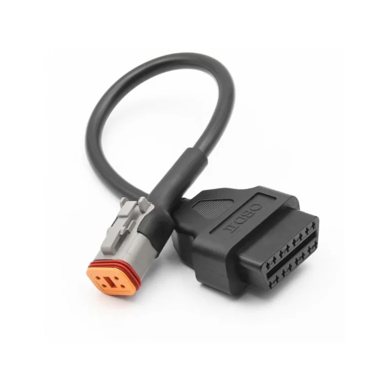 For Harley Davidson 6Pin 4Pin To OBD2 16PIN Motorcycle OBD Car Diagnostic Scanner Adapter Tool Extension Cable