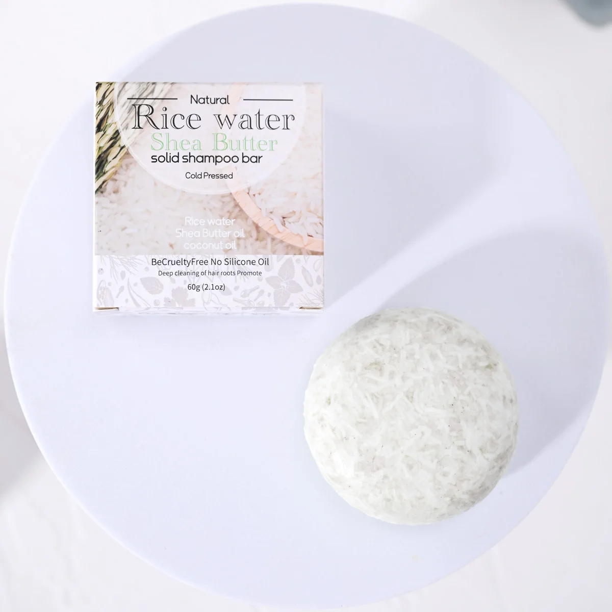 XF+60g شامبو التنظيف بخلاصة الأرز للتحكم في الزيوت، صابون التنظيف العميق، زبدة الشيا، العناية بالشعر