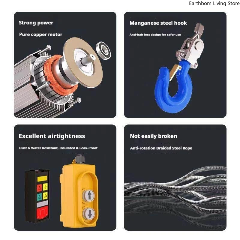 Specialized Multi-functional Winch Electric Lifting Hoist Winch Construction Projects Commercial Machinery Cabrestante ZY60JYJ