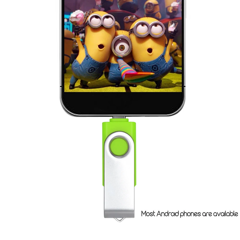 Type-C OTG USB 2.0 Flash Drive 64GB 32GB Pen Drive Smart Phone Memory Mini USB Stick Type - C Dual Double Plug