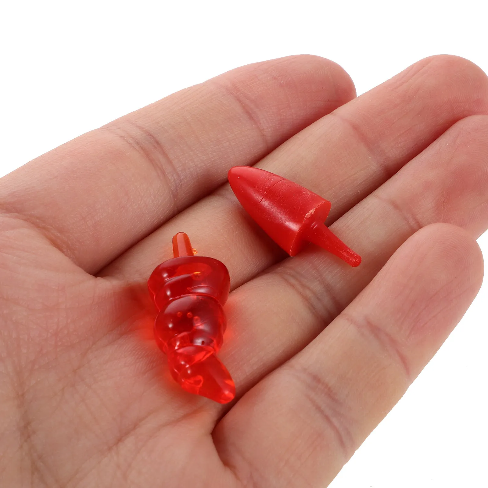 

100Pcs Snowman Nose Accessories Orange Plastic Carrot Replacement Parts for DIY Snowman Kit Christmas Craft Supplies Winter