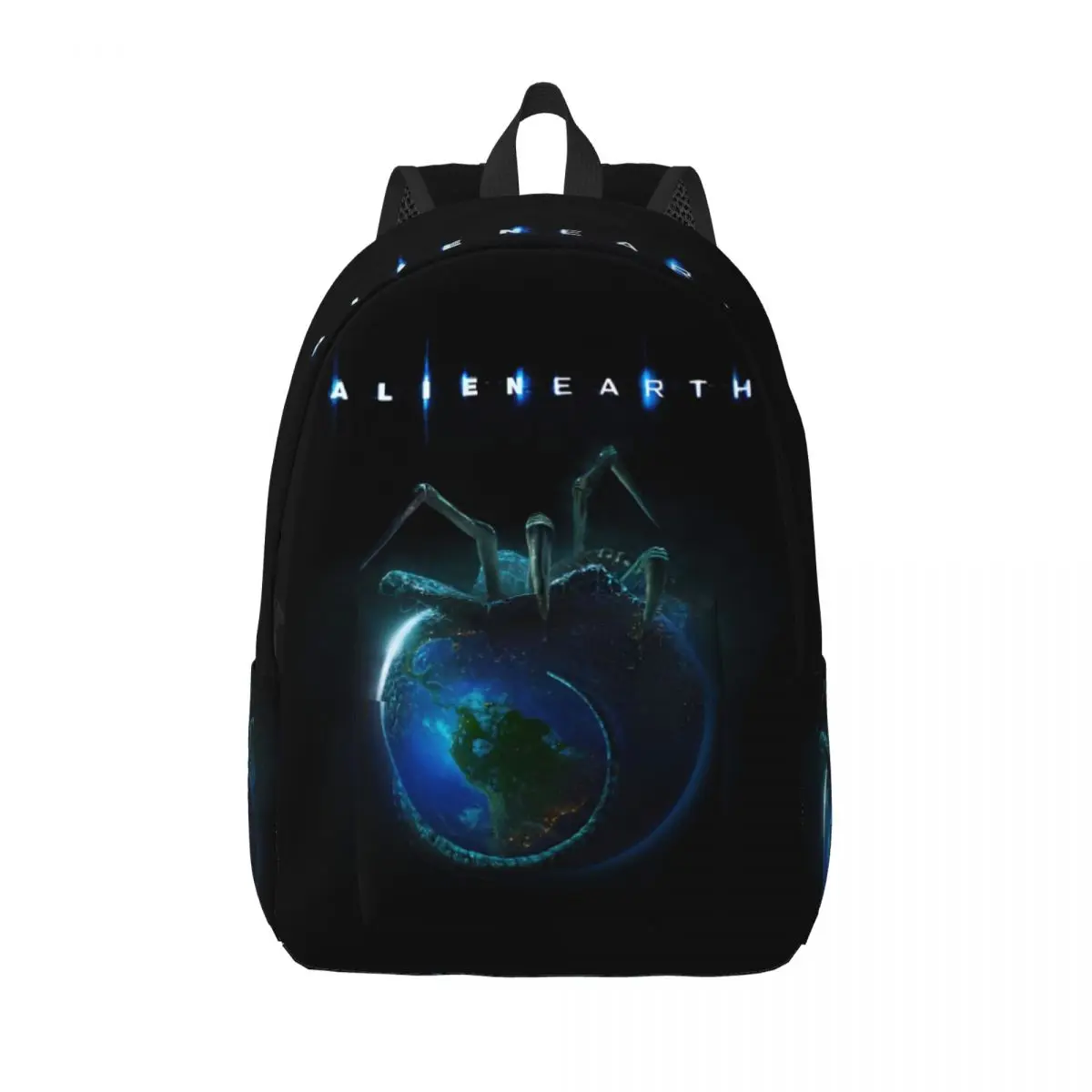 

Aliens Earth 2025 New Movie Backpack for Men Women Cool Student Business Daypack Horror Gothic Laptop Canvas Bags Lightweight