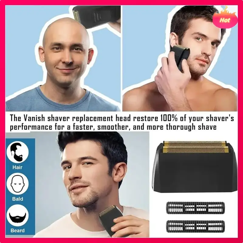 AD-Replacement Head Foil & Cutter For Wahl 5 Star Series Vanish Shaver 8173-700
