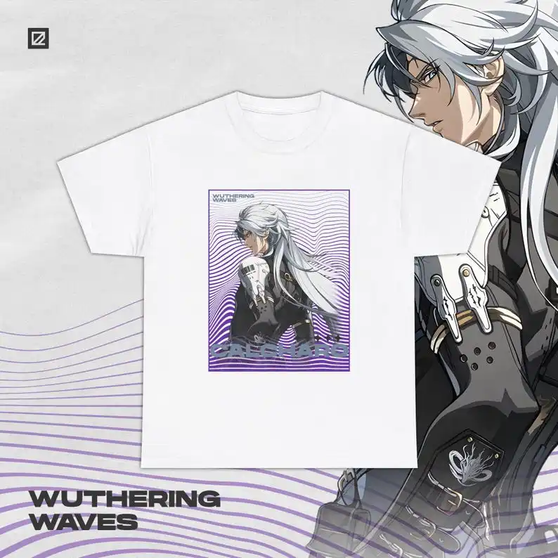 Calcharo Wuthering Waves Shirt Gacha Game Merch Fan Shirt Unisex Cotton