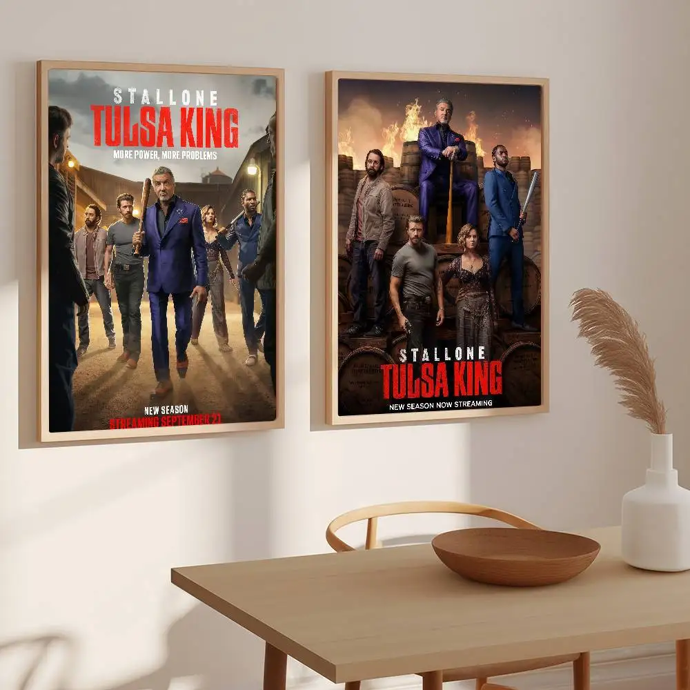 ملصق كوميدي TV Tulsa King مناسب للمنزل وغرفة المعيشة وغرفة النوم والمكتب والبار لتزيين الحائط