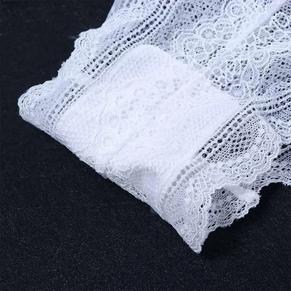 Seamless Soft Low Waist Female Embroidered G-String Intimates Thong for Women Mini Bow Underpants Lace Panties