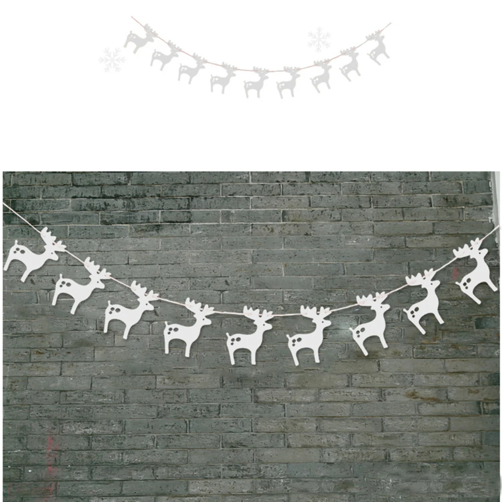 

Christmas Trees nament 3M Paper Hanging Decoration Silver Party Bunting Christmas s Recyclable Home Wall Door