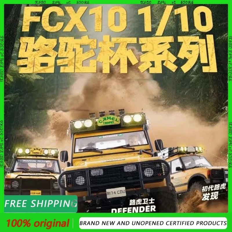

FMS 1/10 Scale Camel Cup FCX10 RC Model Electric Climbing Car Off-Road Vehicle Simulation Toy for Boys Remote Control Car