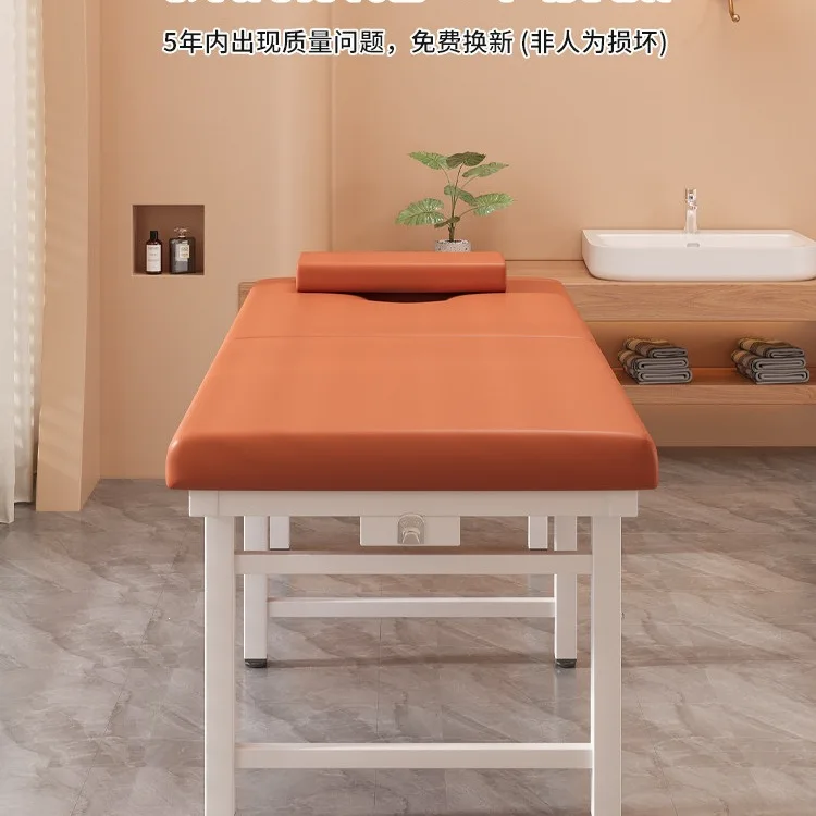 Folding Beauty Bed, Portable Massage Table, Salon Physiotherapy Bed, Home Acupuncture Treatment, Lightweight Adjustable Couch view 2