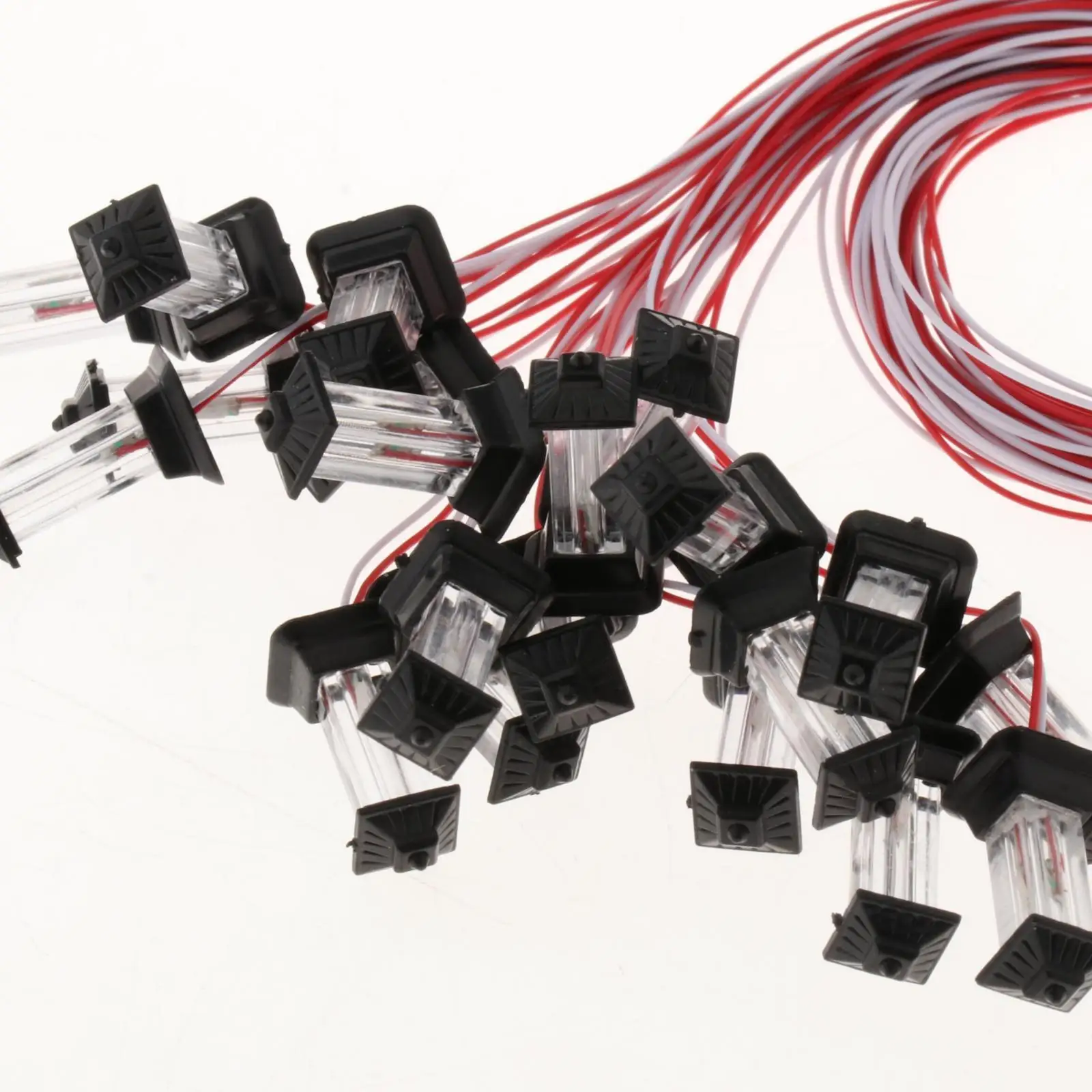 20x 1:100-1:150 Street Lights Mini Train Railways LED Lamp Post Model Layout