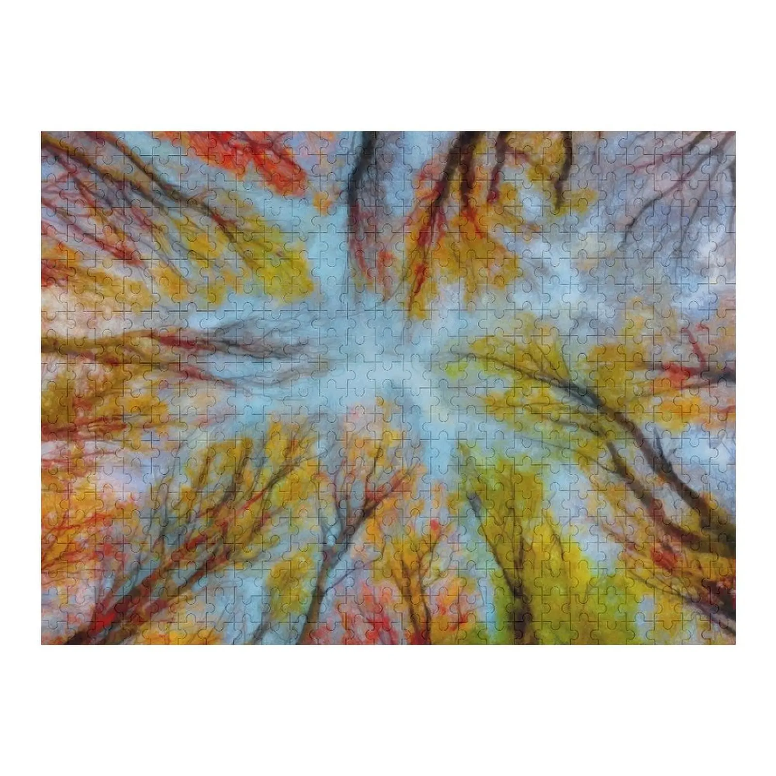 

Forest Bloom Abstract Jigsaw Puzzle Picture Personalized Photo Gift Puzzle