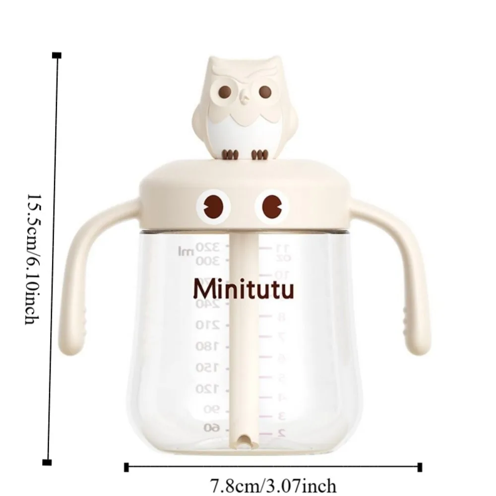 Biberons en Silicone à mamelon à débit lent, tasse à lait d'eau résistante à la chaleur de 320ml, réutilisable avec couvercle anti-poussière